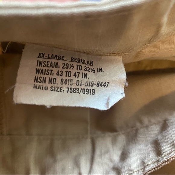 Tru Spec Khaki Uniform Cargo Pants - Picture 6 of 6